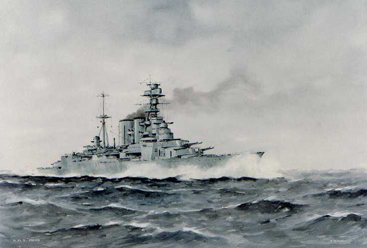 HMS Hood by Edward Tufnell, RN (Retired)